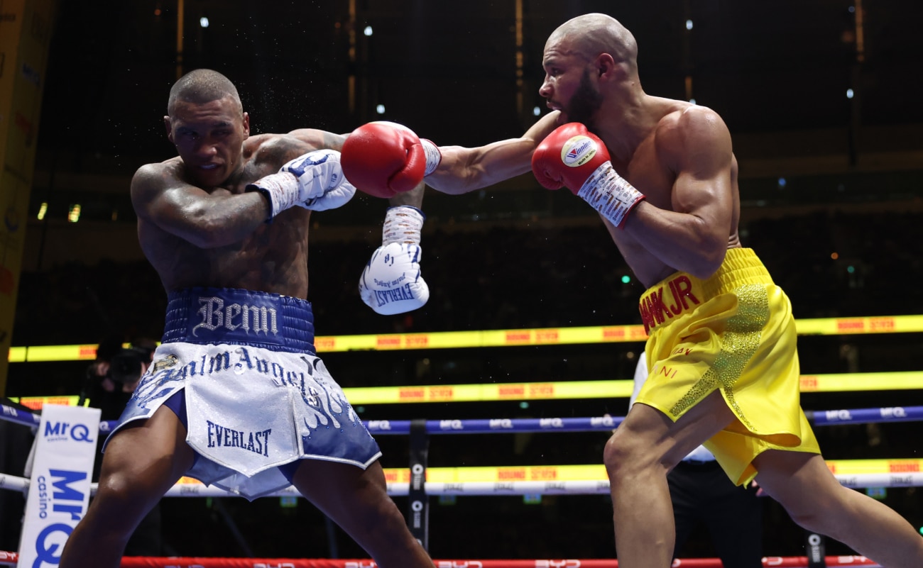 Image: Boxing Results: Benn Floors a Weight-Ravaged, 36-Year-Old Eubank Jr. Twice in Round 12 as Hearn Oversells a Routine Win as “Superstardom”