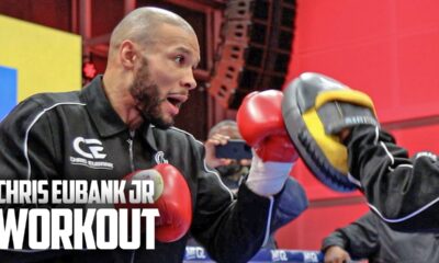 Chris Eubank Jr CRACKS PADS ahead of Rematch Clash w/ Conor Benn | FULL WORKOUT | DAZN Boxing