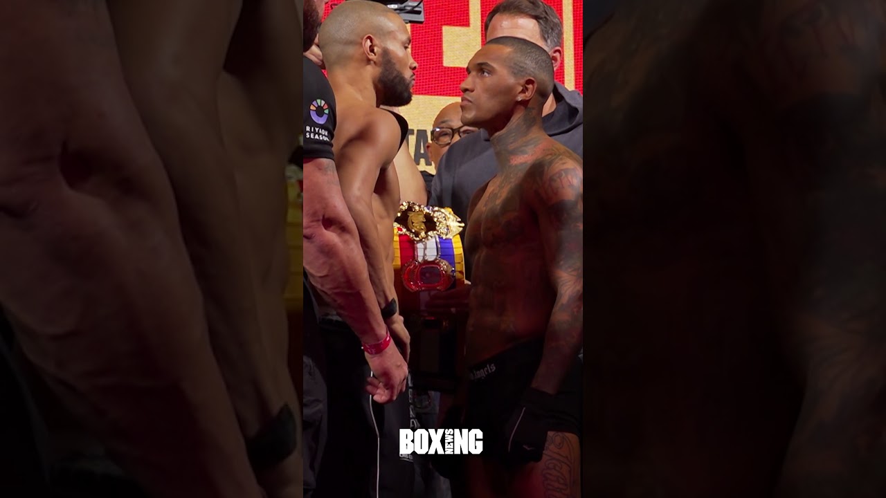 Chris Eubank Jr vs Conor Benn 2 - Weigh In Face Off