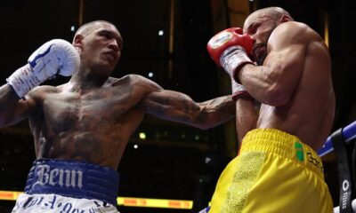 Conor Benn defeated Chris Eubank Jr in a rematch. Source: Matchroom/Mark Robinson