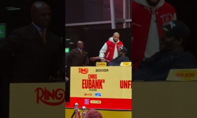 Chris Eubank Sr & Jr are here! #boxing #EubankJrBenn2