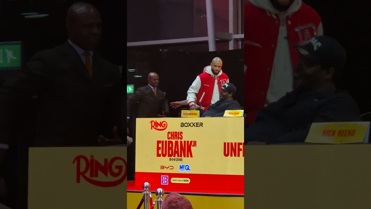 Chris Eubank Sr & Jr are here! #boxing #EubankJrBenn2