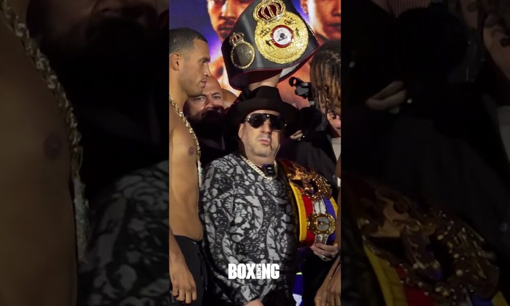David Benavidez And Anthony Yarde Face Off After Weigh In
