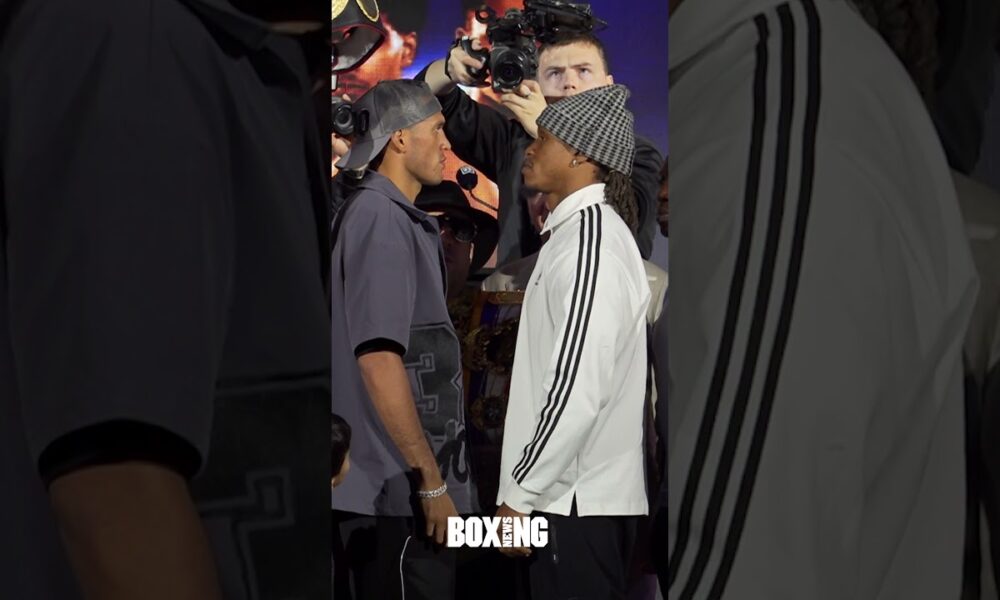 David Benavidez And Anthony Yarde Face Off Following Press Conference