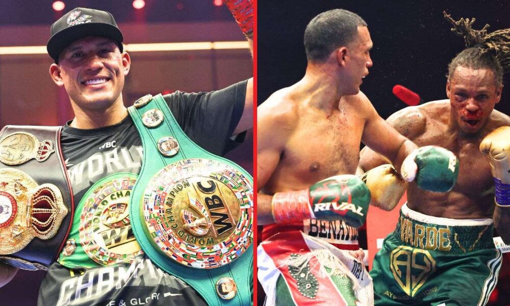 David Benavidez announces shock world title fight for May after knocking out Anthony Yarde