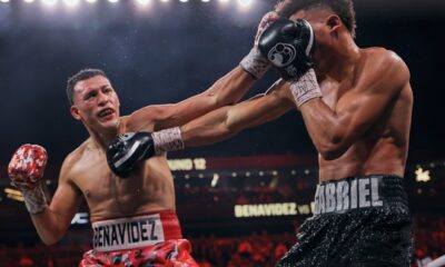 Benavidez defeated Morrell in February Photo: Esther Lin/Premier Boxing Champions