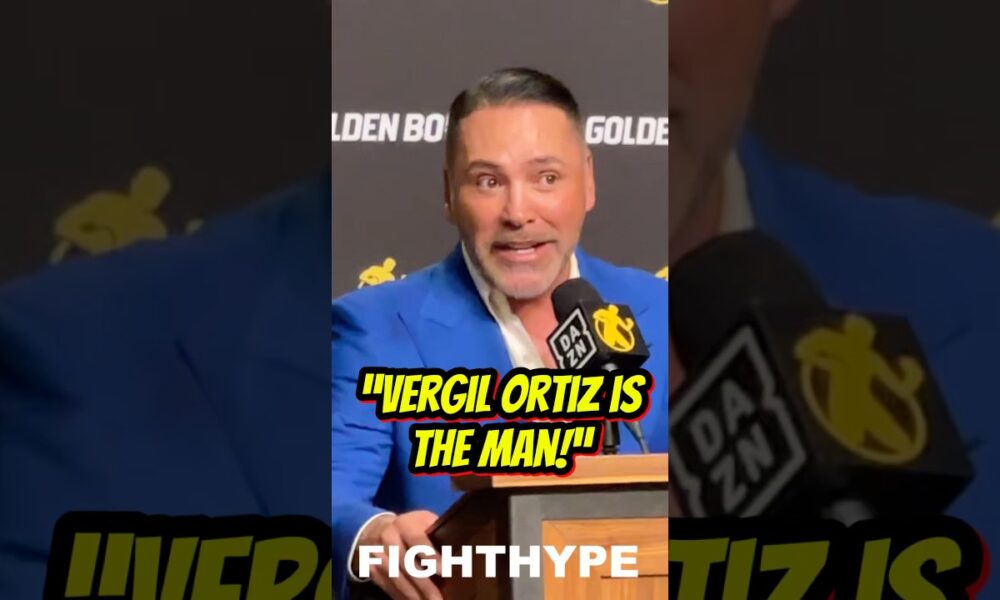 De La Hoya REACTS to Vergil Ortiz DESTROYING Erickson Lubin in 2