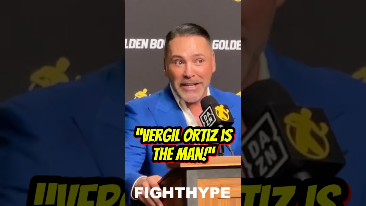 De La Hoya REACTS to Vergil Ortiz DESTROYING Erickson Lubin in 2