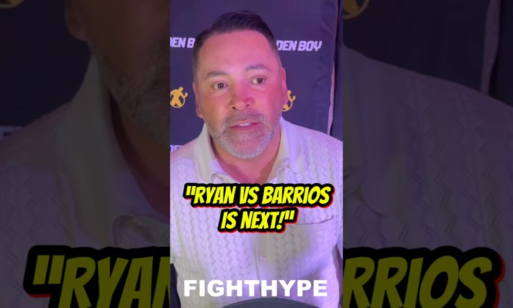 De La Hoya REVEALS Ryan Garcia’s Next Fight — “FINALLY Become A World Champion” vs Mario Barrios