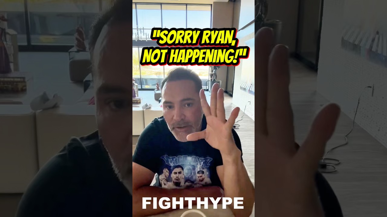 De La Hoya SHUTS DOWN Ryan Garcia Replacing Gervonta Davis vs Jake Paul — “Ryan’s Gonna Rant!”