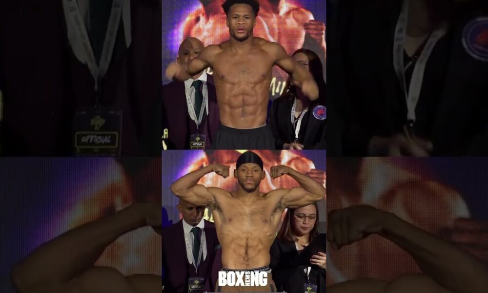 Devin Haney vs Brian Norman Jr - Weigh In Comparison
