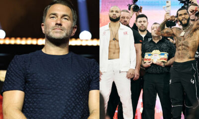 Eddie Hearn has spoken on both Chris Eubank Jr and Conor Benn making weight Photo Credit: Lawrence Lustig/BOXXER