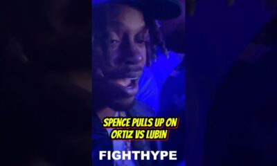 Errol Spence PULLS UP on Vergil Ortiz vs Erickson Lubin