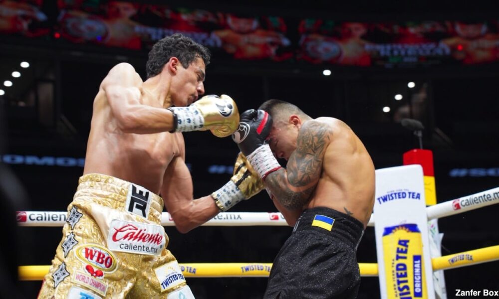 Image: Boxing Results: Rafael Espinoza Batters Khegai Until Corner Waves It Off After Ten