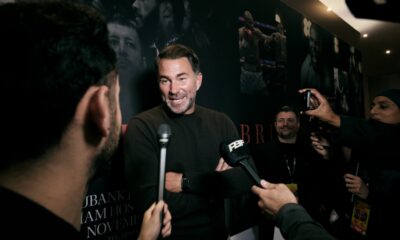 Image: Eubank Jr.’s Smooth Weigh-In Makes Hearn Joke About 157; Benn’s Shaky Appearance Raises Fears of Another Late-Round Mauling