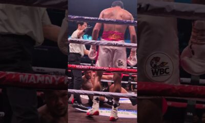 🤯 FILTHY knockdown & Stood over him like Ali! #Boxing