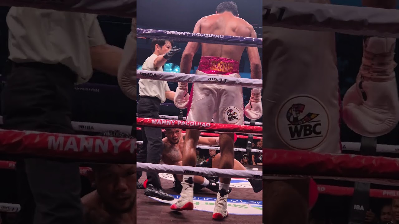 🤯 FILTHY knockdown & Stood over him like Ali! #Boxing