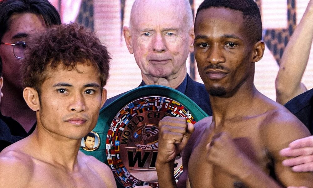 IBA Pro 11 MINIMUM WEIGHT Weigh-In | Jerusalem vs Kuse • WBC WORLD TITLE • THRILLA IN MANILA 2