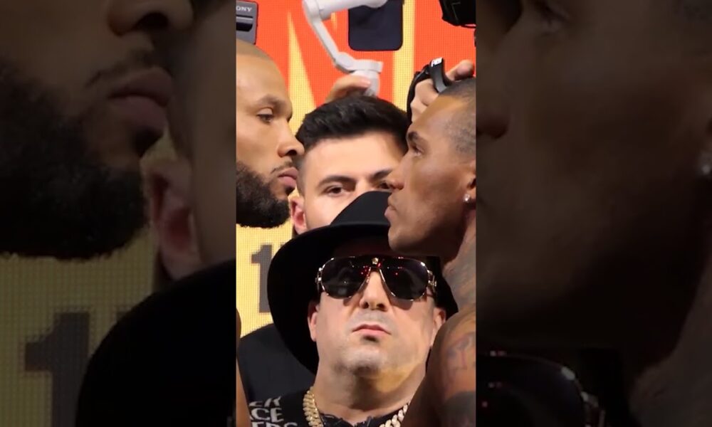 ICE COLD. Eubank Jr and Benn Lock Eyes in Tense Final Face Off  #boxing