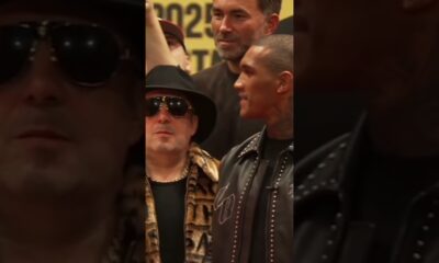 INTENSE FACE OFF!! Benn and Eubank Jr Go Head to Head Before Rematch  #boxing