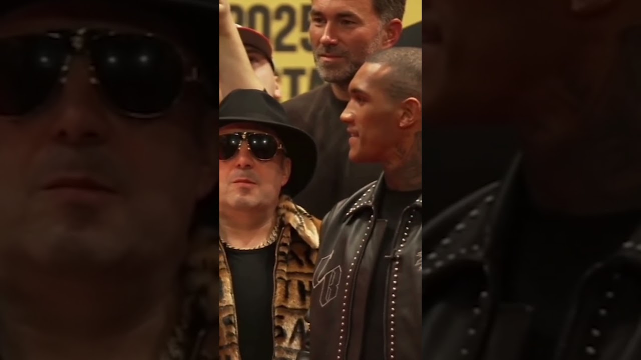 INTENSE FACE OFF!! Benn and Eubank Jr Go Head to Head Before Rematch  #boxing