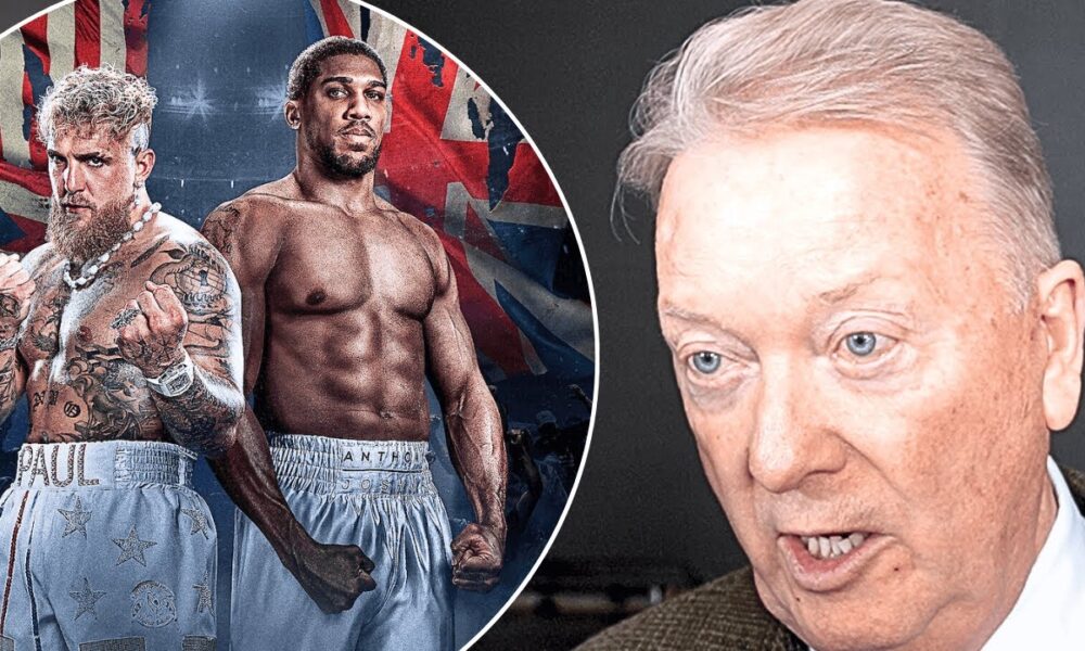 'JAKE PAUL BEEN ACCUSED OF NOT FIGHTING TOUGH OPPONENTS!' - Frank Warren on JOSHUA SHOCK