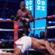 Joshua suffered a brutal defeat to Dubois. Photo: Mark Robinson Matchroom Boxing