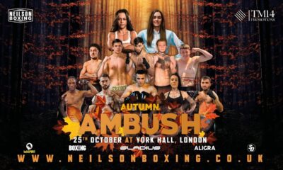 LIVE BOXING 🥊 York Hall • AUTUM AMBUSH • TM14 & Neilson Boxing