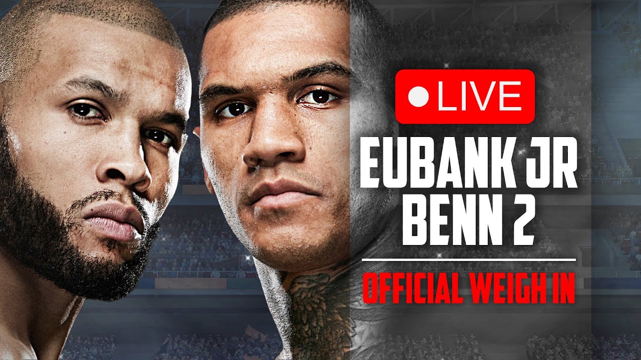 LIVE WEIGH IN 🥊 Chris Eubank Jr vs. Conor Benn 2 | DAZN Boxing
