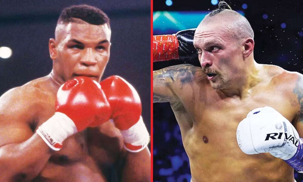 Lennox Lewis predicts the outcome of prime Mike Tyson vs Oleksandr Usyk