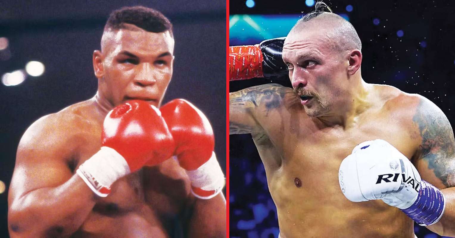 Lennox Lewis predicts the outcome of prime Mike Tyson vs Oleksandr Usyk