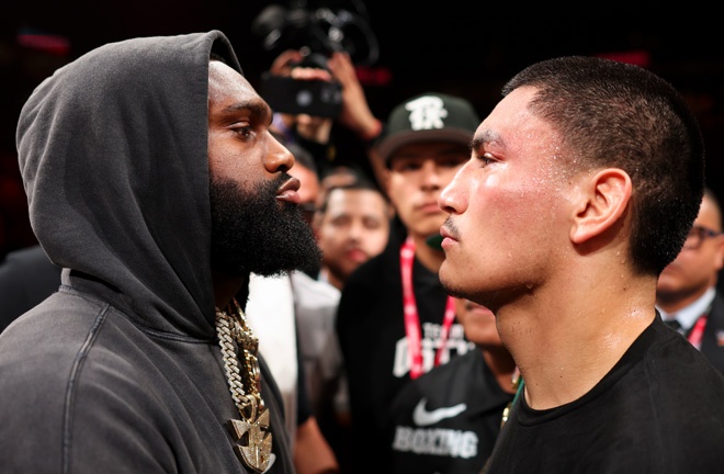 Vergil Ortiz Jr stopped Erickson Lubin in two rounds in Texas Photo Credit: Cris Esqueda/Golden Boy via Getty Images