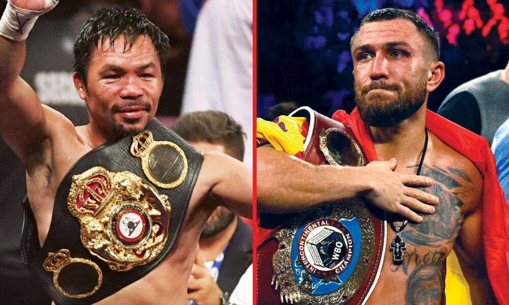 Manny Pacquiao sets the record straight on potential fight against Vasiliy Lomachenko