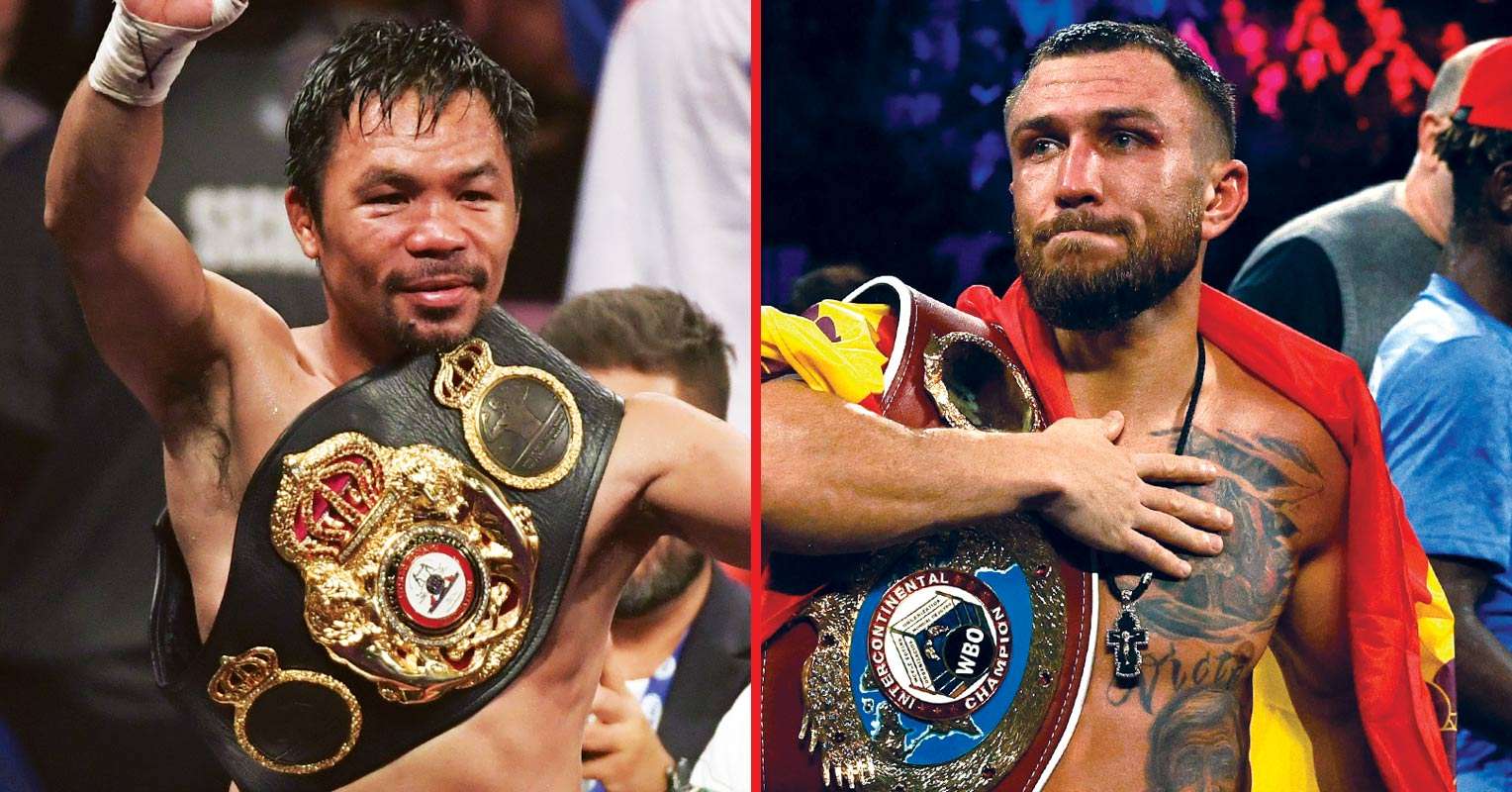 Manny Pacquiao sets the record straight on potential fight against Vasiliy Lomachenko