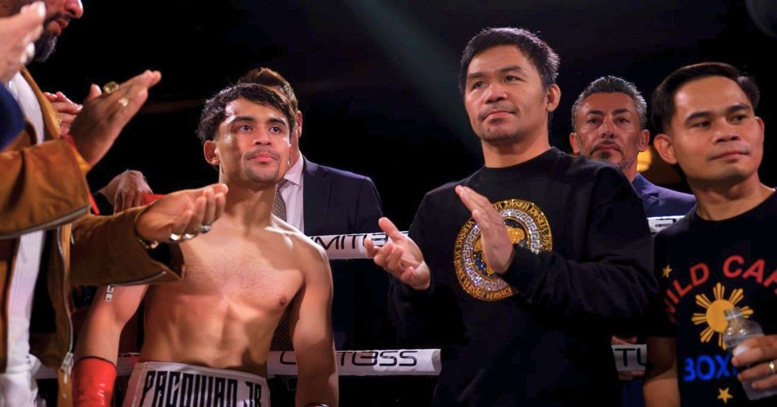 Manny Pacquiao reacts to son Jimuel’s draw in pro debut