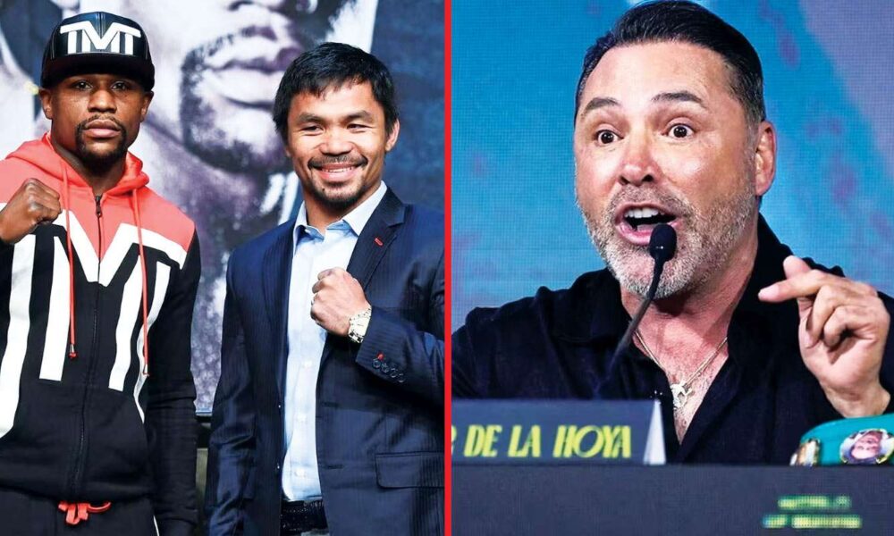 Oscar De La Hoya predicts Floyd Mayweather vs Manny Pacquiao rematch: “He’ll pull it off”
