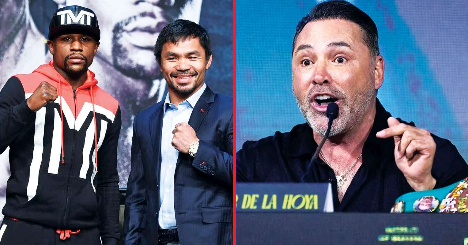 Oscar De La Hoya predicts Floyd Mayweather vs Manny Pacquiao rematch: “He’ll pull it off”