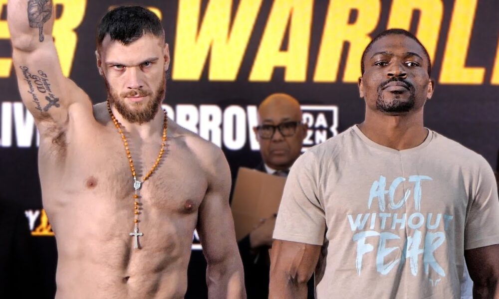 Parker vs. Wardley • FULL UNDERCARD WEIGH IN ft. Juergen Uldedaj | DAZN Boxing