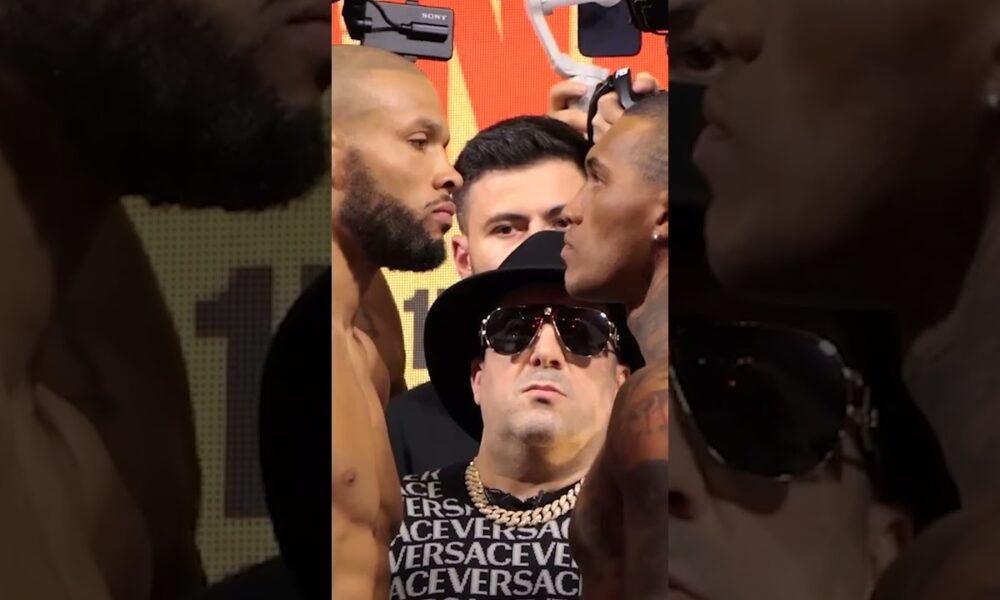 READY TO BLOW. Eubank Jr and Benn Drop a DYNAMITE Face Off at the Weigh In!!  #boxing