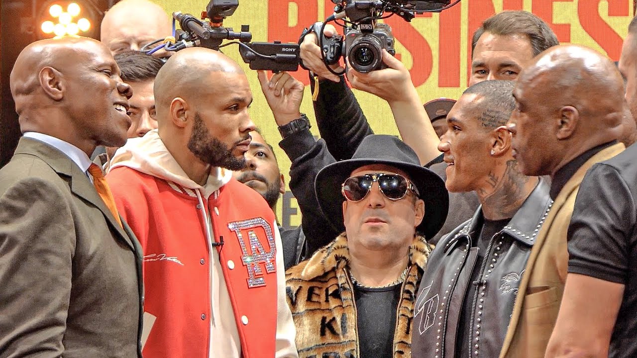 TWO GENERATIONS OF FIGHTERS FACE OFF!! Eubank's vs. Benn's HISTORIC MOMENT | DAZN Boxing