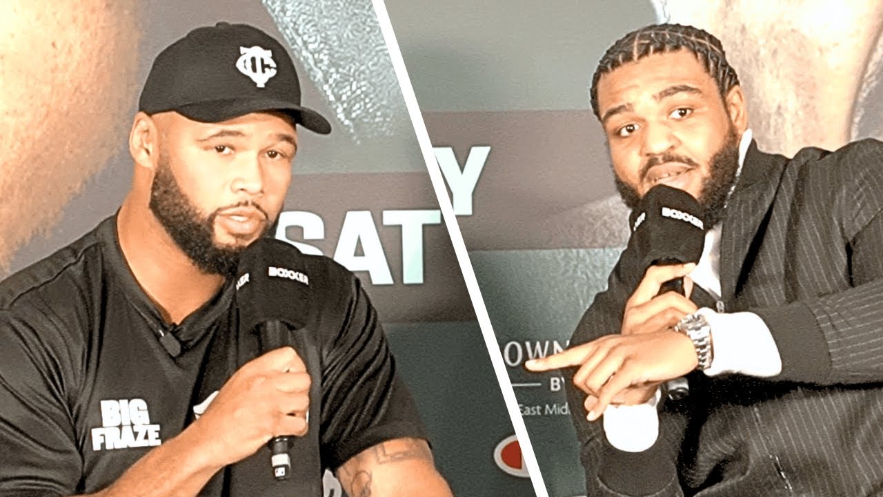 AWKWARD! Frazer Clarke vs Jeamie TKV | FULL PRESS CONFERENCE | Boxxer & BBC
