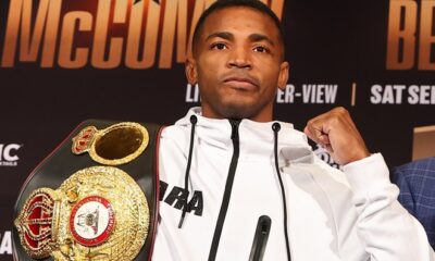 Janibek is scheduled to face Lara on Saturday. Photo: Rey Del Rio/Premier Boxing Champions