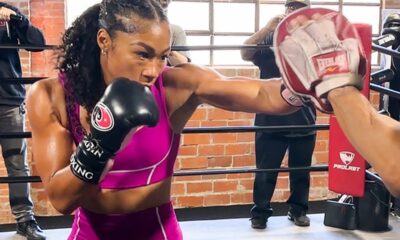 Alycia Baumgardner RAZOR SHARP FULL Media Workout | In BOMB A$$ Shape vs Leila Beaudoin