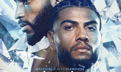 Promotional poster showing IBF lightweight champion Raymond Muratalla and challenger Andy Cruz ahead of their January 24, 2026 title fight at the Fontainebleau Las Vegas.