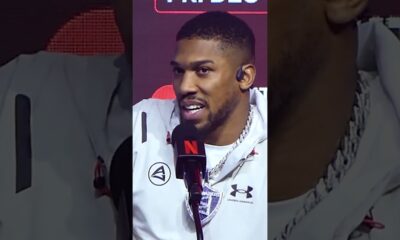 Anthony Joshua ADRESSESS CONTROVERSIAL COMMENT