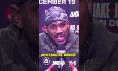 Anthony Joshua Credits Jake Paul For Showing Heart