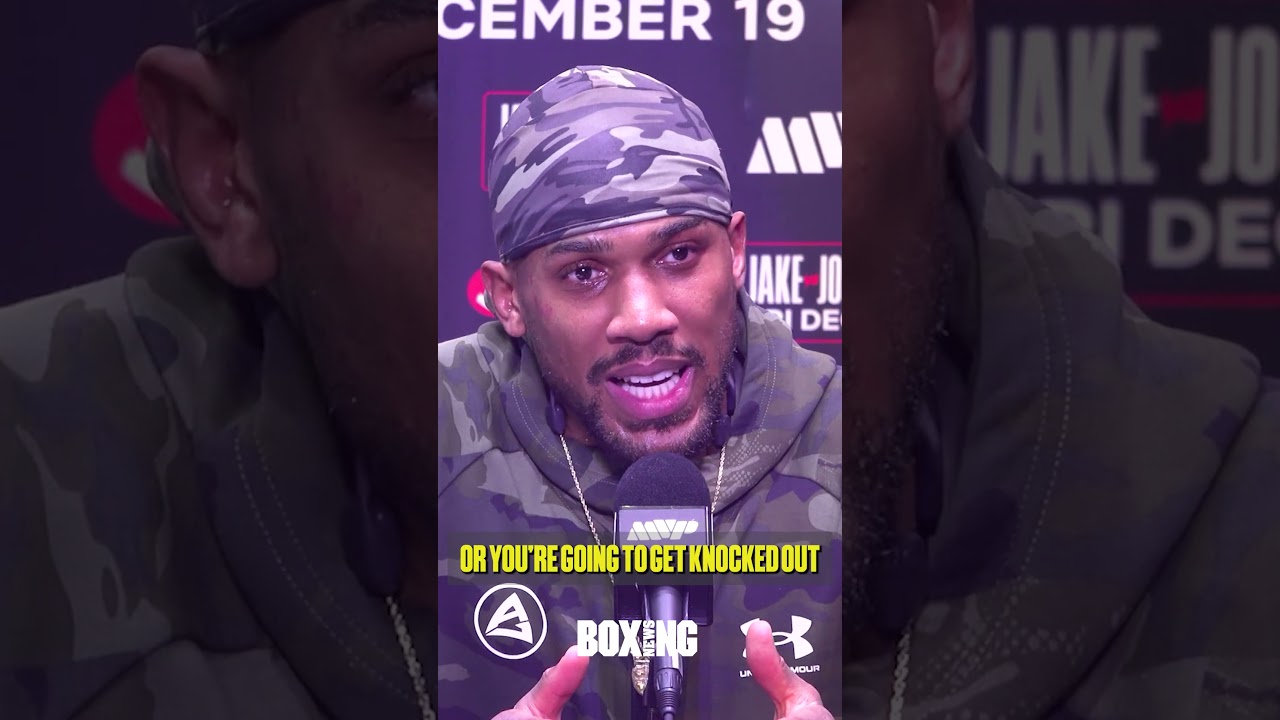 Anthony Joshua Credits Jake Paul For Showing Heart