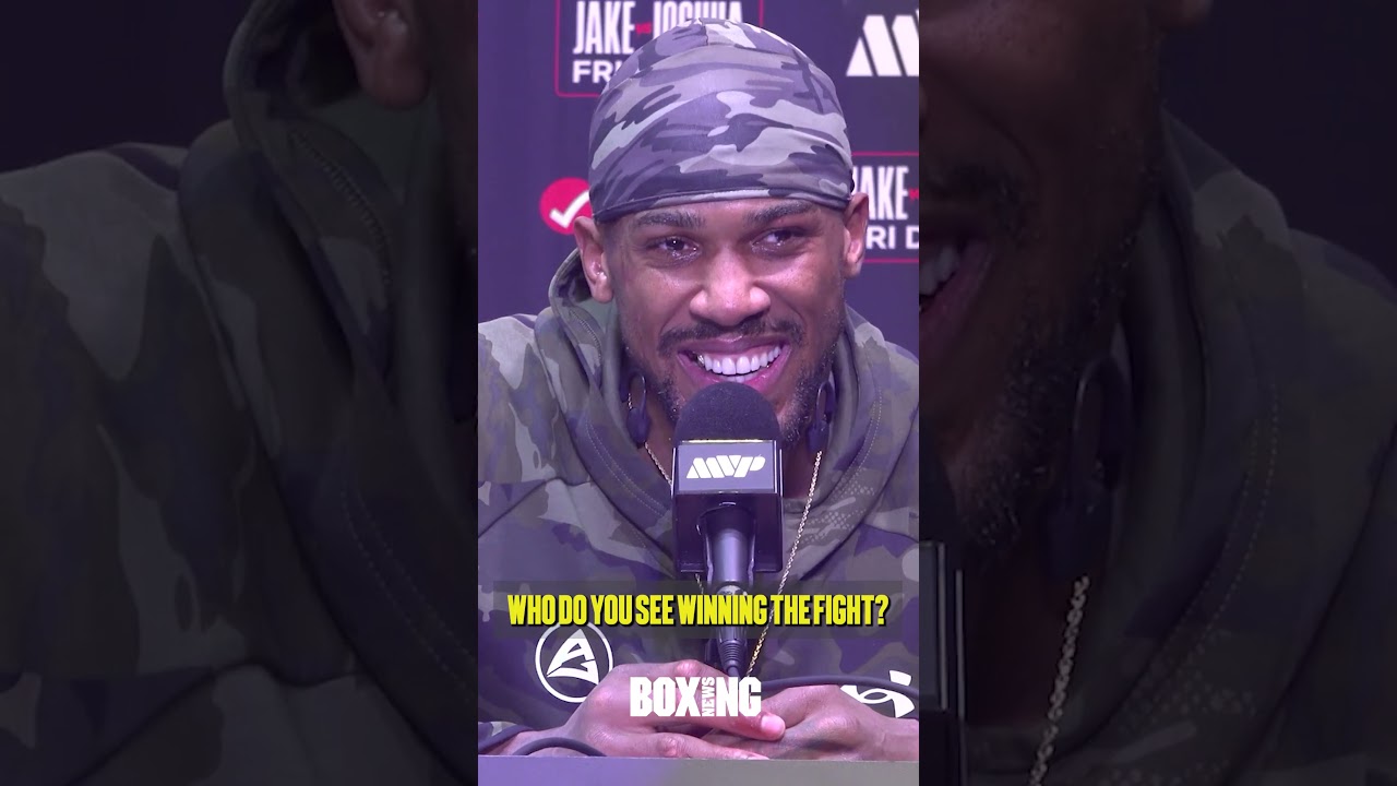 Anthony Joshua Does Tyson Fury Impression 🤣