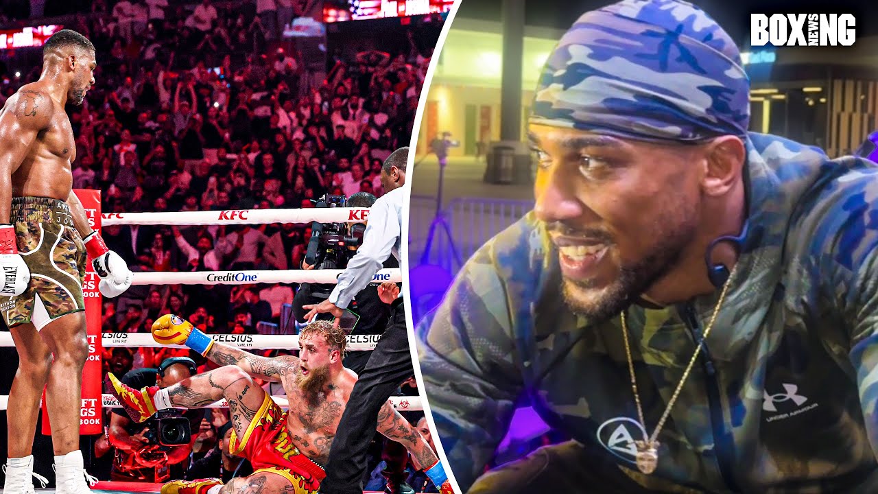 Anthony Joshua FIRST WORDS After KO Victory Over Jake Paul