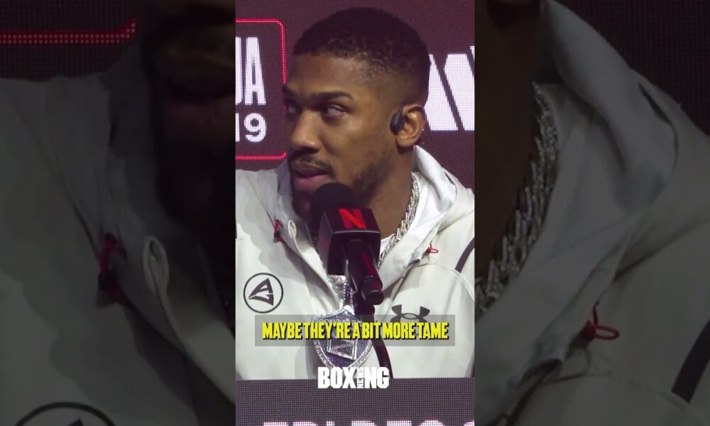 Anthony Joshua On Jake Paul Fight: “We’re Licenced To Kill”